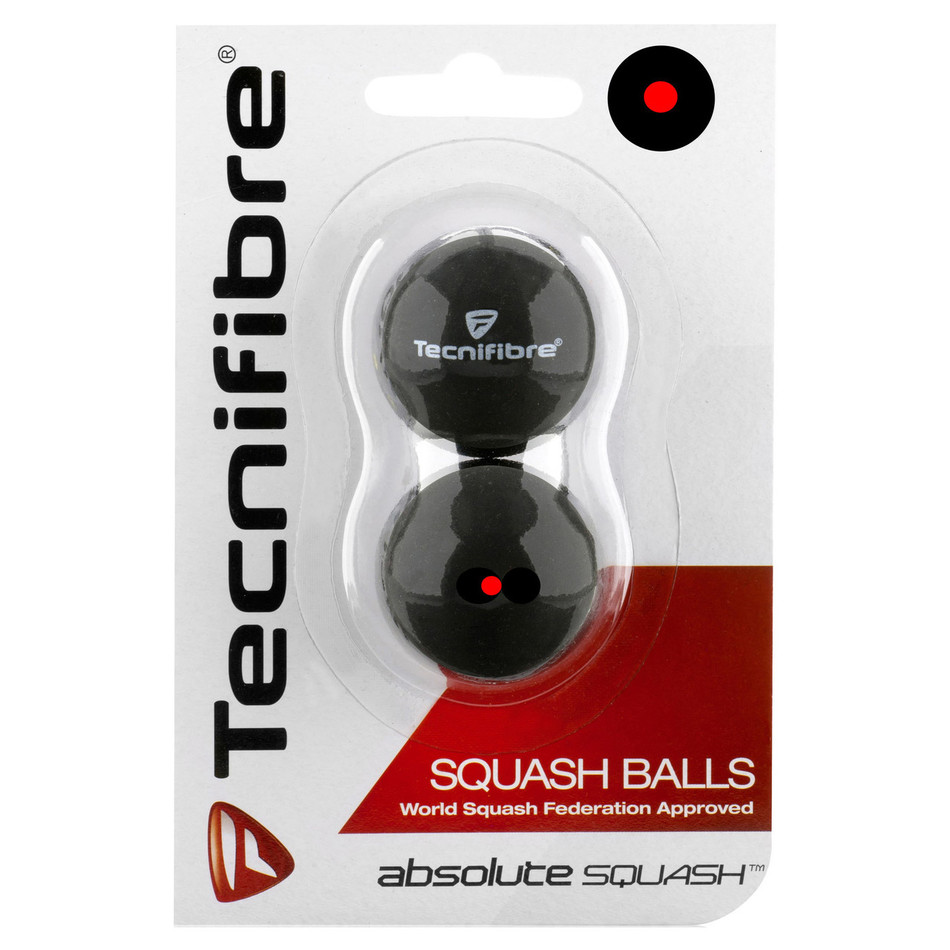 Tecnifibre Squashpallo 2kpl pun.piste